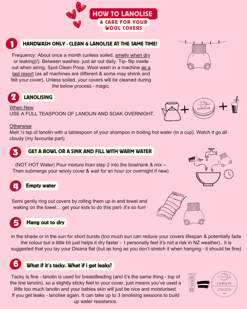 How to Lanolise Your Wool Cover